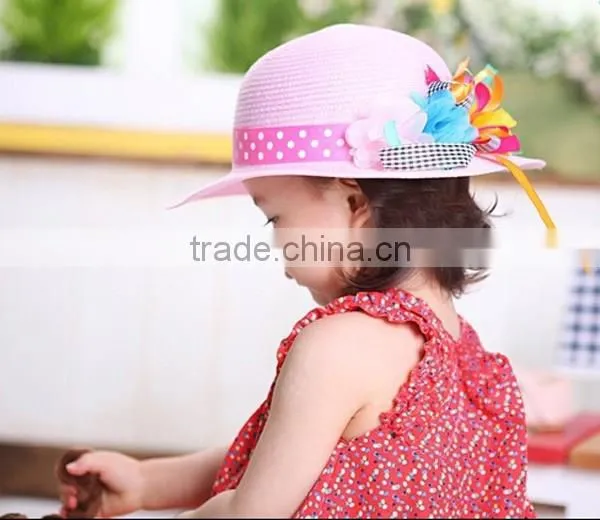 China Promotional Straw Hats For Little Girl photo-2