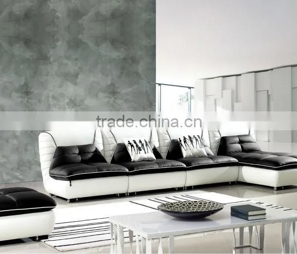 Modern Indoor Furniture Real Leather Sofa Set Prices in Malaysia photo-2