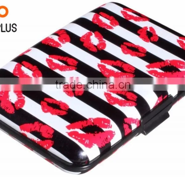 Luckiplus Inventory Colorful Dots Pattern Aluminum Wallets Identity Theft Blocker photo-2