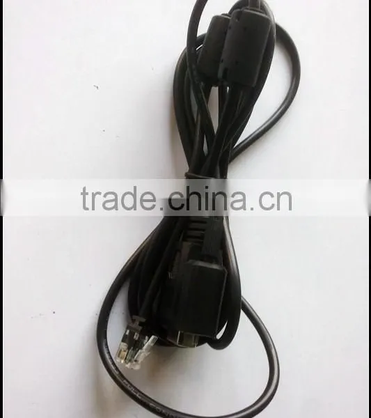 Factury Price Rg11 to Db9pin Female Cable With Double Magnetic Ring