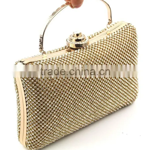 2015 Popular Diamond Crystal Women Clutch Evening Bag photo-4