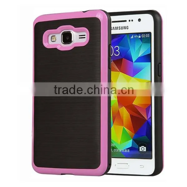 C&T Heavy Duty Brushed Metal Texture Hybrid Dual Layer Slim Protector Case Cover for Samsung Galaxy Grand Prime G530 photo-6