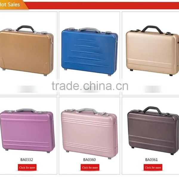 Sunrise Commercial Upgrade Quality Briefcase Men Makeup Aluminum Tool Box Briefcase photo-5