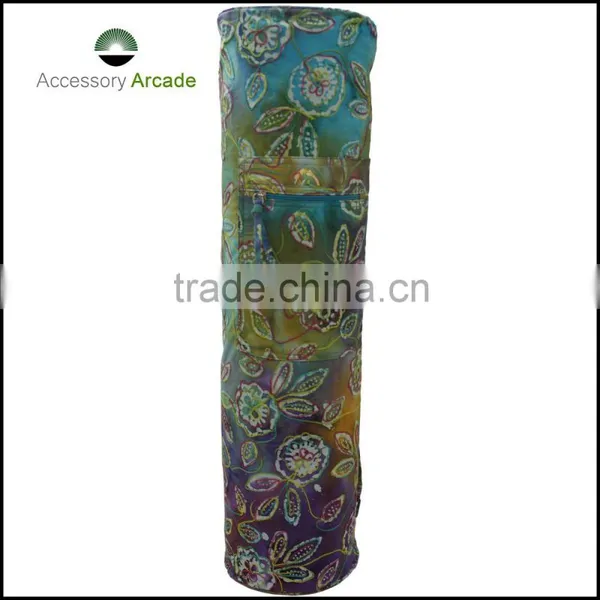 Cotton Yoga Mat Bag Batik Printed