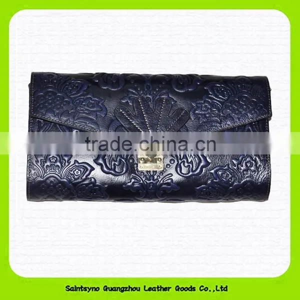 15625 Promotion Cheap Designer Business Cow Leather Rfid Men Wallet With Embossing photo-3