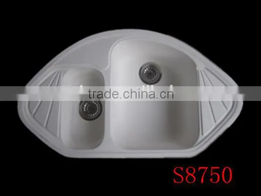 Acrylic Solid Surface Kitchen Sinks,aritifical Stone Single Bowl Kitchen Sink,washing Clothes Sink Basin photo-6