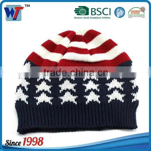 Wholesale Acrylic Knitted Hats Custom Beanie