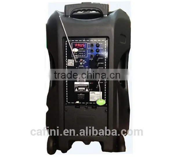 Portable Trolley Speaker With Bluetooth, Rechargeable Trolley Speaker With Remote Control, CAFINI Audio System photo-3