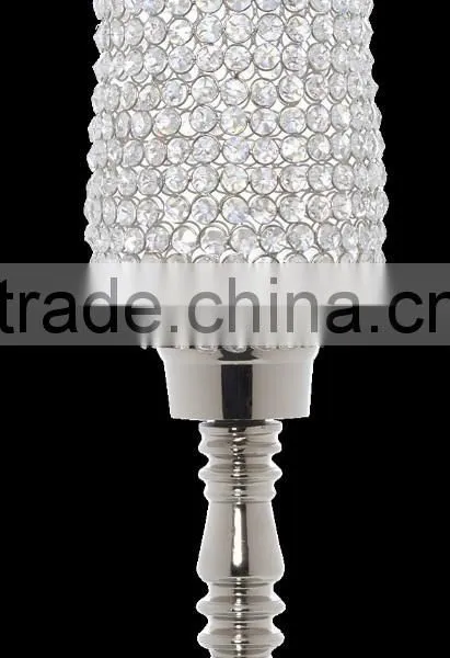 5 Arms Crystal Candelabras,80cm H Crystal Wedding Candelabras Centerpieces photo-5