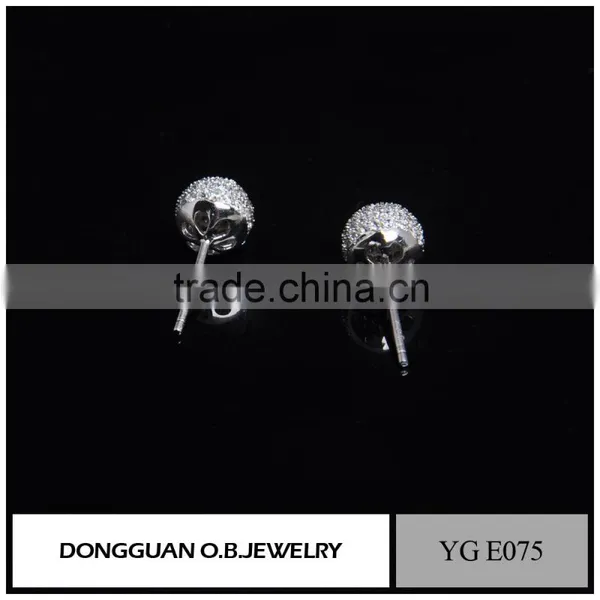 Dubai Gold Jewelry Earring Simple Pearl Earring for Women photo-6