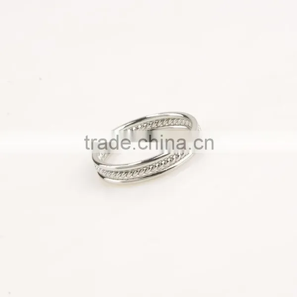 Simple Swirl Marks Finger Ring Without Stone photo-5