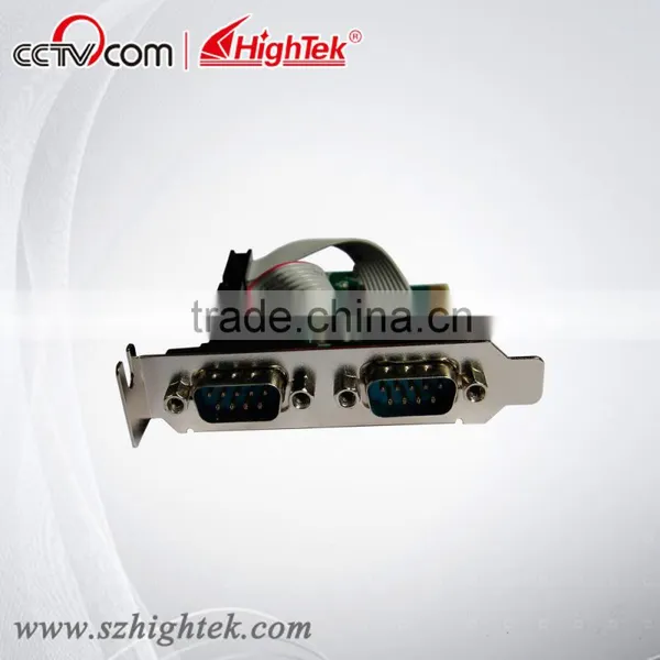 HighTek HK-1112B Low Profit Bracket 2 Port RS232 Serial Card for Win10 photo-2