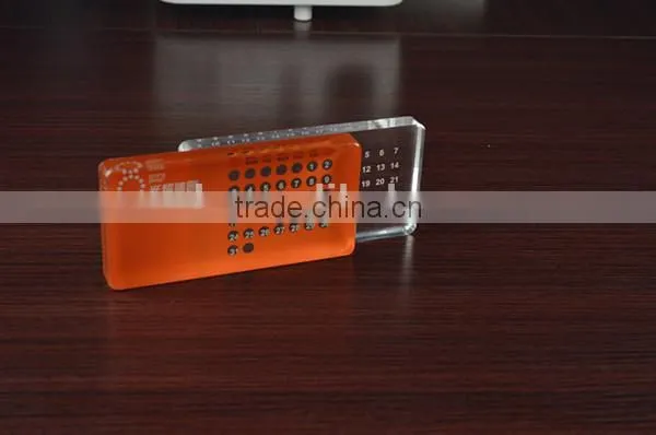 Hot Sell Handmade Low Price High Quality Acrylic Calendar photo-2