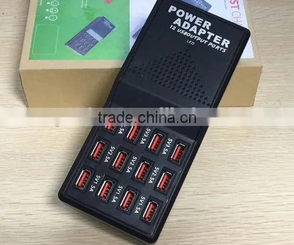 High Speed 12 Port USB Hub 2.0 for Charging,Multi-port Charger for Mobile Phone and Pad photo-3