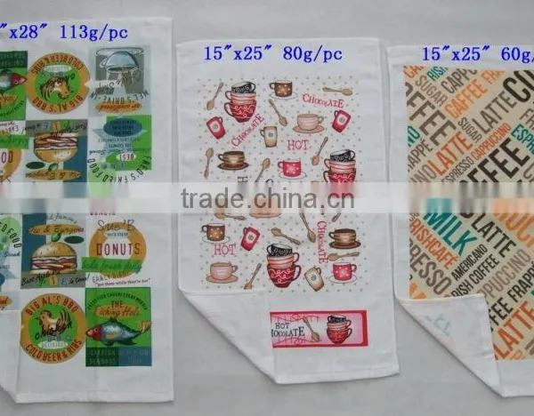 Cotton Printed Kitchen Towel/tea Towel Softextile Wholesale Made in China photo-2