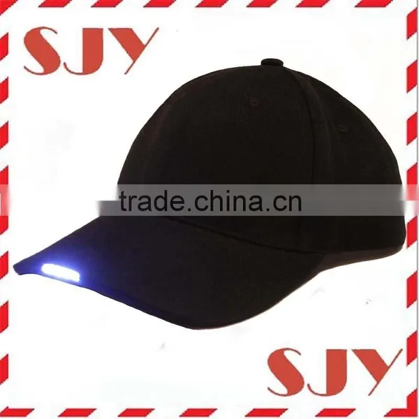 5 LED Light Baseball Cap Hat Wholesale 6 Panel LED Baseball Cap photo-2