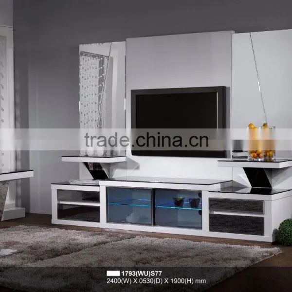 2016 Popular Design Living Room tv Cabinet Color Combinations