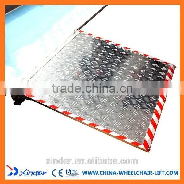 350KG Loading Electric Aluminum Electric Wheelchair Ramp for Bus for Wheelchair photo-2