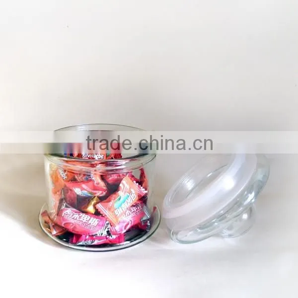 Glass Candle Jar With Glass Sealed Lids photo-3
