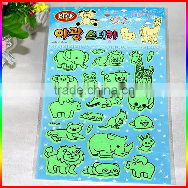 Glow in the Dark Butterfly Luminous Puffy Stickers photo-3