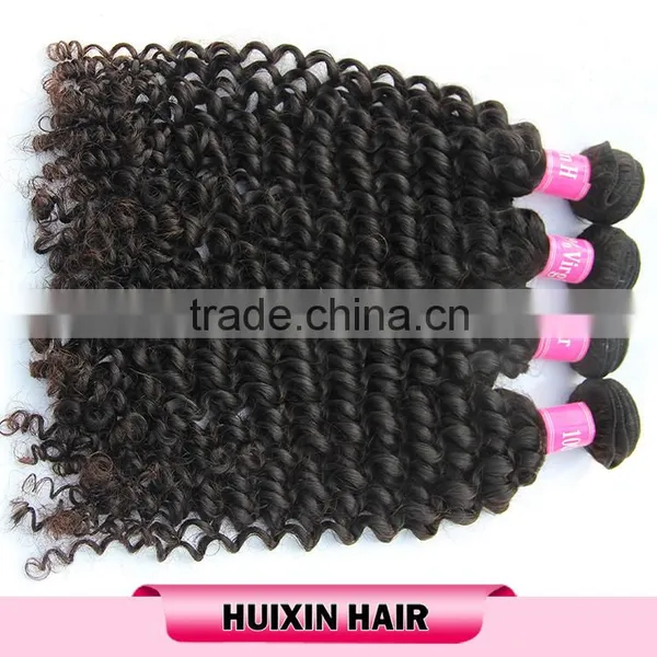 Tangle Free Deep Wave Wet and Wavy Human Hair Extension Bulk Buy From China Virgin Hair 100 Percent Indian Remy Human photo-3