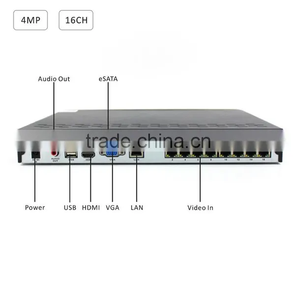 HD H.264 16CH 4Mp Phone Real Time Monitering Network Motion Detection Poe CCTV Nvr Kit photo-2