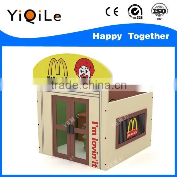 Vivid Outdoor Wooden Playhouse Cozy Wooden Cubby House Perfect Wood Toys for Kids photo-4