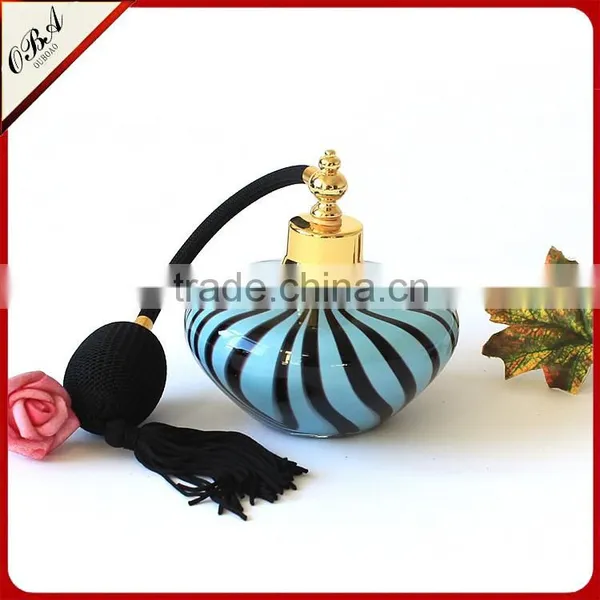 100ml Black Stripes Air Bag Perfume Bottle, Perfume Spray Packaging Gasbag Spray Pump photo-3