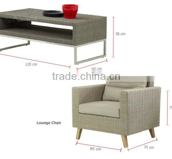 Contemporary Lifestyle Wicker Outdoor Sofa Furniture photo-2