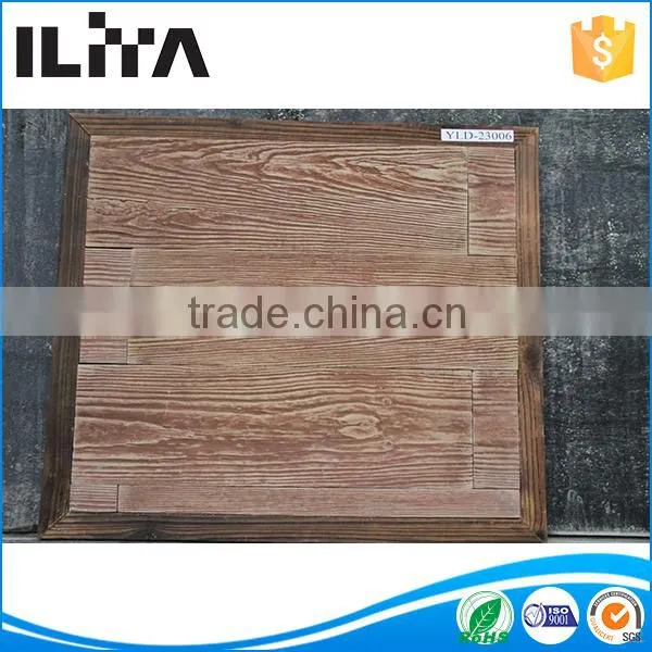 Fireproof Wood Stone Craft Stone Panel Bamboo Wall Tile(YLD-23006)