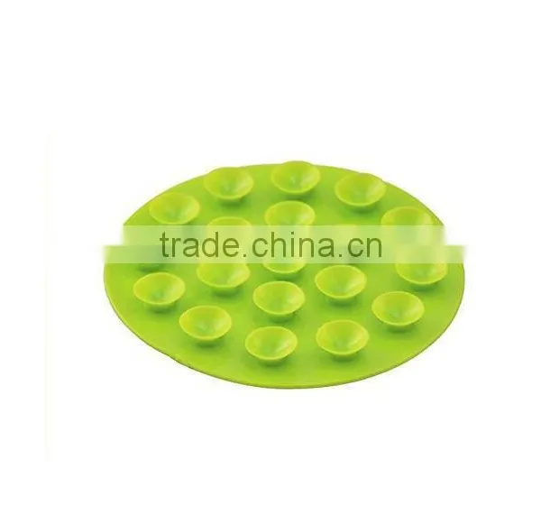 Express China Silicone Baby Suction Cup Mat Anti-Slip Tableware Sucker photo-5