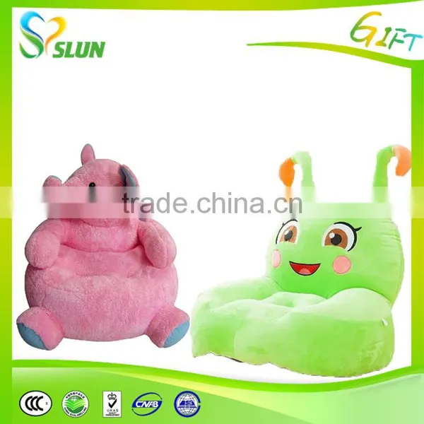 Baby Plush Toy Chair and Seat Princess Pink Kids Baby Beanbag Puff Chair Cartoon Kaw photo-5