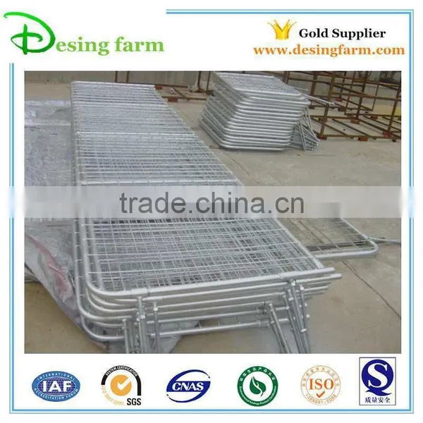 16ft I Brace Decorative Galvanized Steel Farm Gates photo-4