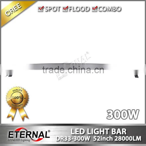 52in 300W High Power Offroad Powersports 4WD UTV ATV SUV 4x4 Racing Vehicles Bune Buggy Truck Tractor Led Light Bar photo-4