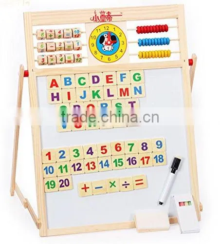 Children Sided Magnetic Drawing Board Blackboard Whiteboard Sketchpad Drawing Board photo-2