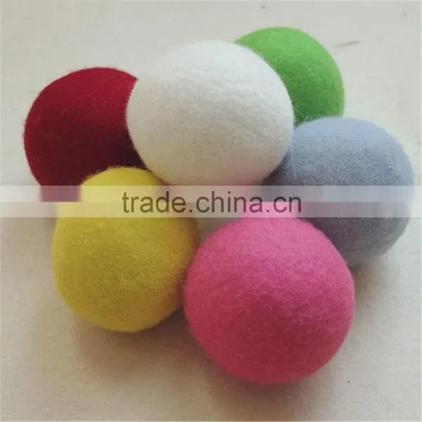 Customized Colored 100% New Zealand Wool Felt Balls Rug/felt Ball Carpet photo-4