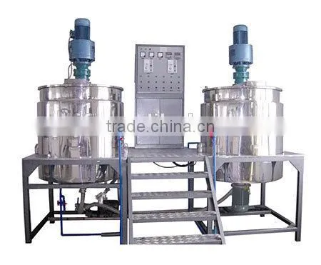 Stainless Steel Reactor Soap Manufacturing Plant Paint Mixer Machine Price Sale photo-2