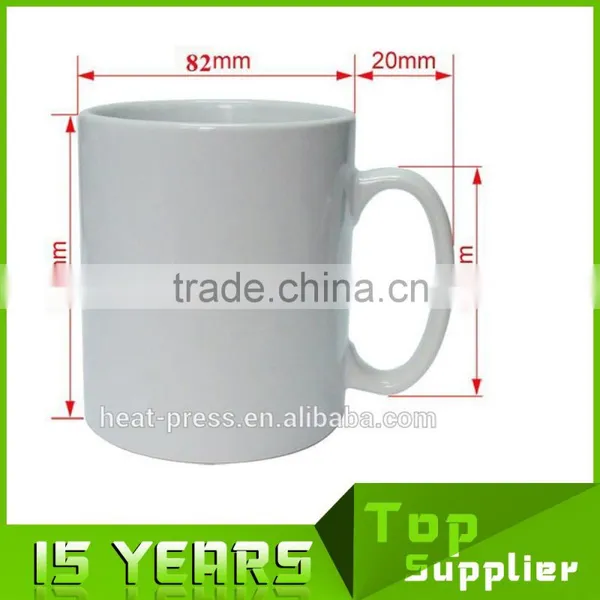 Hot Sale 11oz Polyester Coating Paintable Ceramic Coffee Mug photo-2