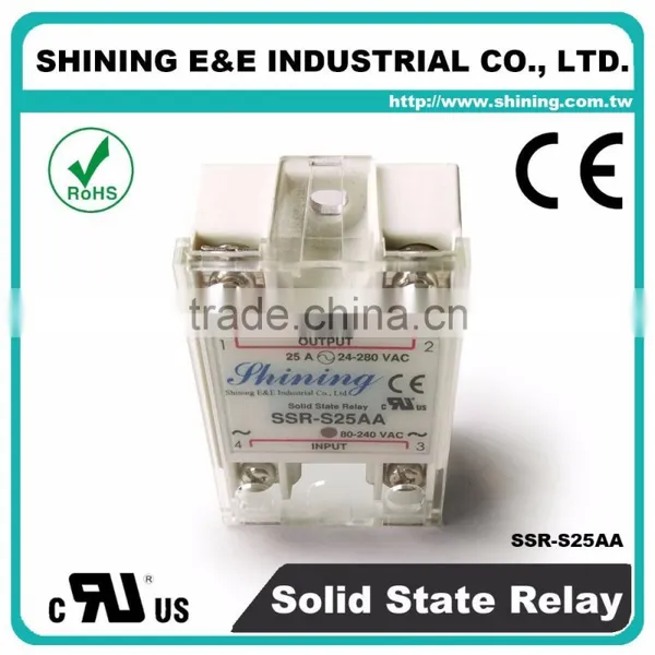 SSR-S25AA UL CE Approved AC To AC Single Phase 25A SSR photo-6