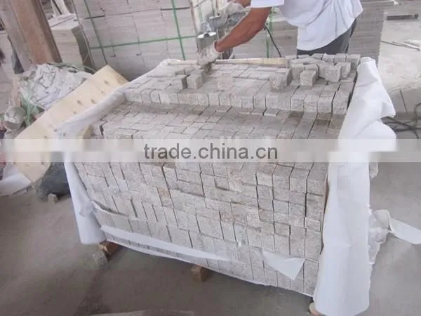 Chinese Yellow Granite Paving Stone Setts G682 photo-6
