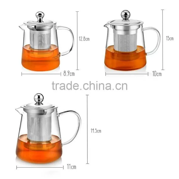 26oz/750ml Borosilicate Ultralight High Heat Resistance Teapots for Flower Tea and Loose Leaf Tea Pot photo-6