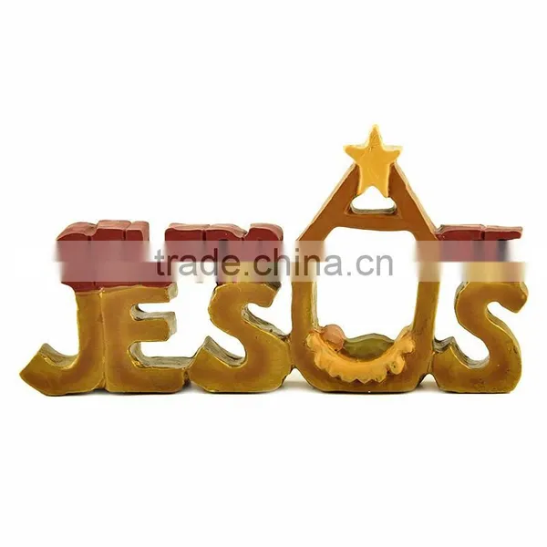 Custom Religious Nativity Jesus Letters Decoration Gifts photo-2