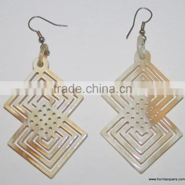 New Design!!! Water Buffalo Horn Earring/ Earring Jewelry/ Bulk Horn Fashion Earring photo-2