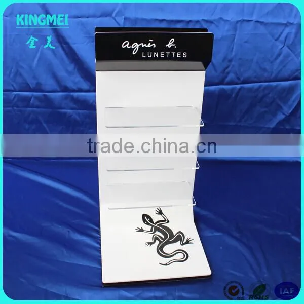 Wholesale Price 5,7 Tiers Stair Steps Acrylic Glasses Display Modern Rack , Acrylic Sunglasses Display Stand photo-3