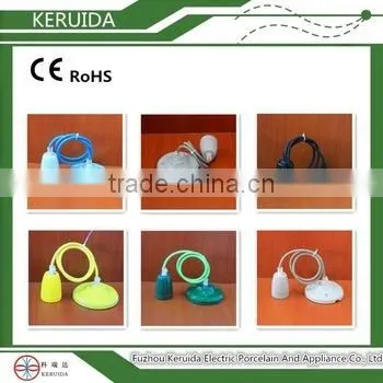 E27 Porcelain Lamp Socket Ceramic Ceiling Lamp Holder photo-5