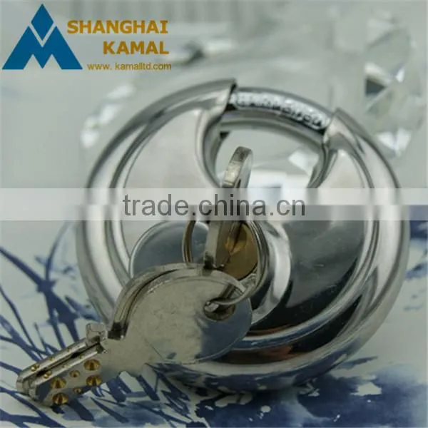 70MM Stainless Steel Disc locksmith Padlock,round stainless steel padlock,pad locks