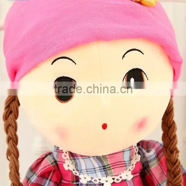 Stuffed Plush Custom Girl Doll Factory Wholesale Toy photo-5