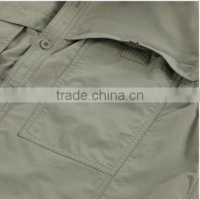 Men's 100% Cotton Poplin Casual Shirt With Long Sleeve photo-5