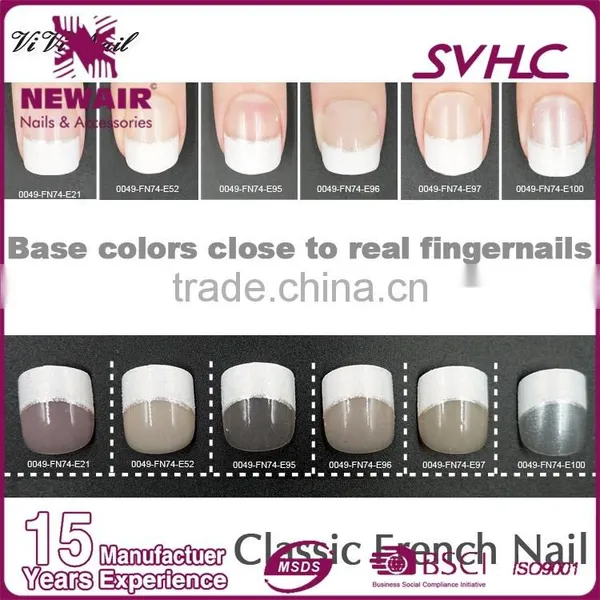 Fashion French Style Artificial Finger Nails for Nail Decoration photo-5