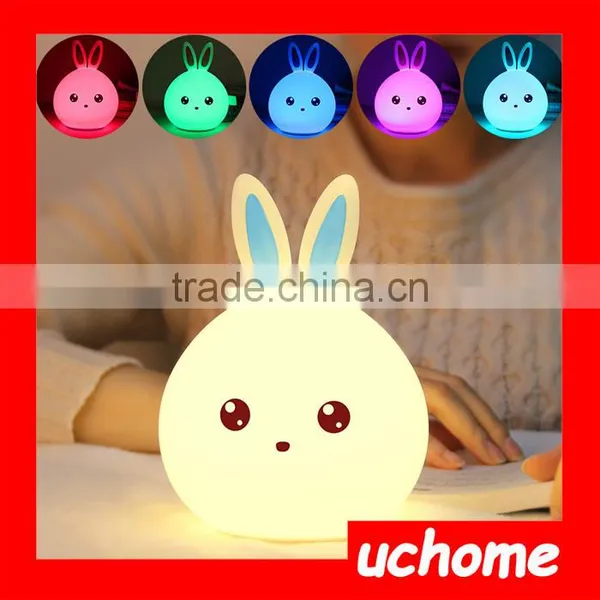 UCHOME 2017 Easter Gifts Silicone Led Cute Shape Silicone Light photo-4